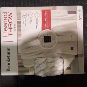 Plush Throw Brookstone Heated Blanket Costco Brookstone Electric